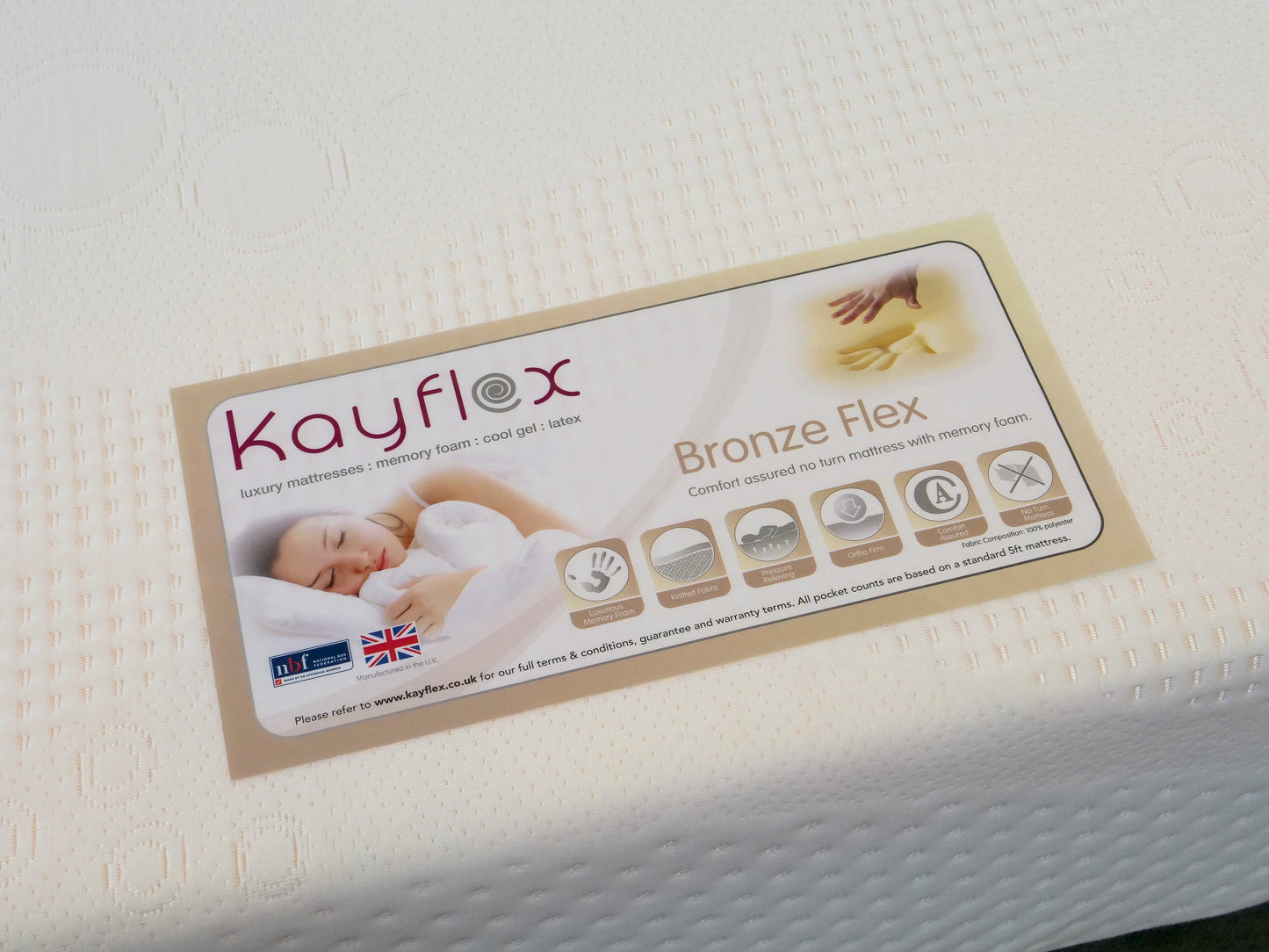 Kayflex Bronzeflex Mattress